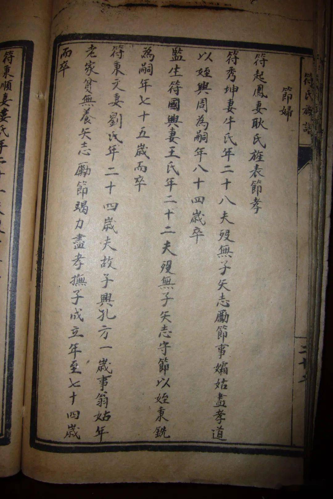 宛丘家谱 民国九年_符氏_氏族谱_浙江