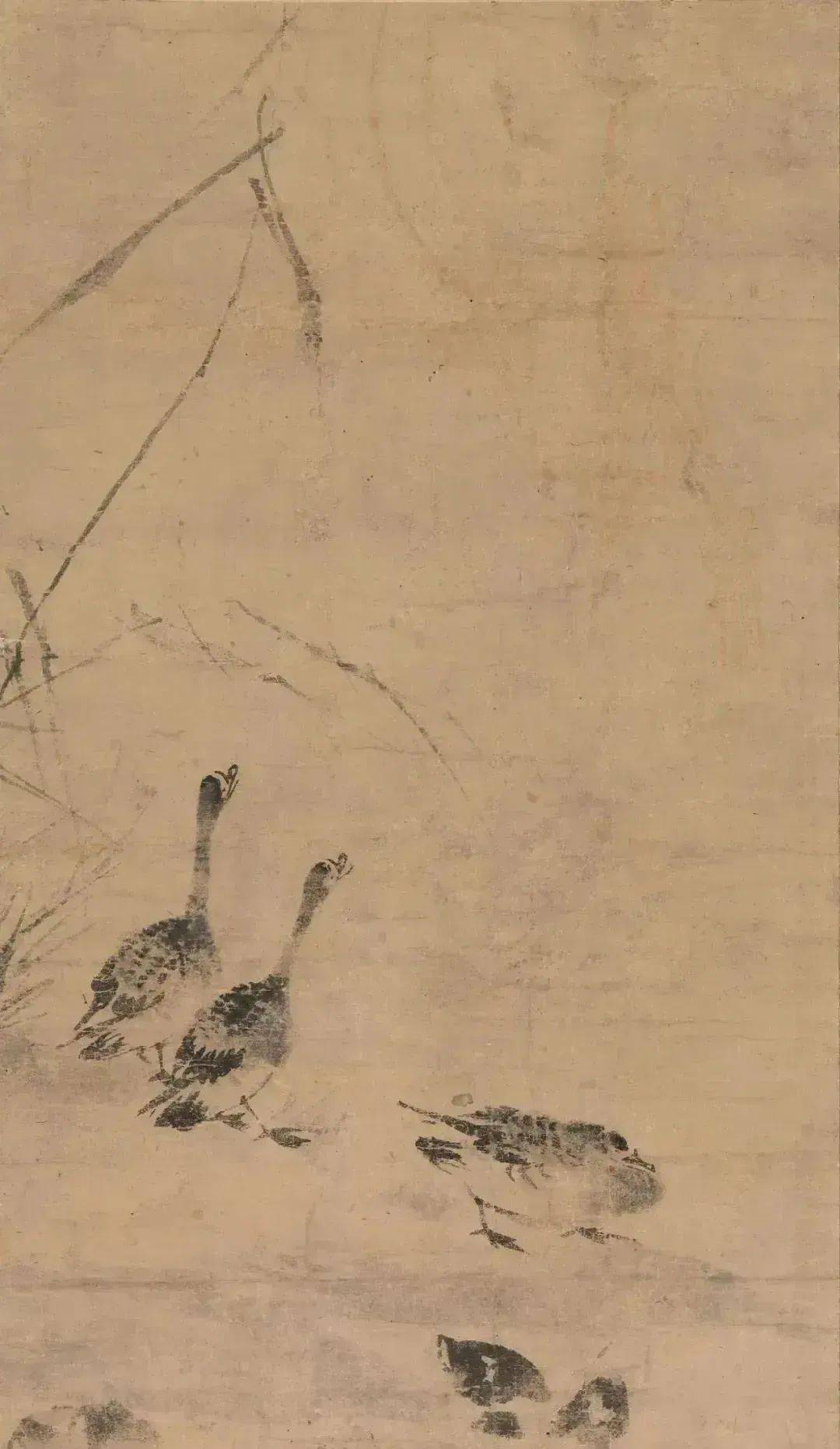 简淡凝练,清新脱俗|法常大师画作欣赏_作品_绘画_禅宗