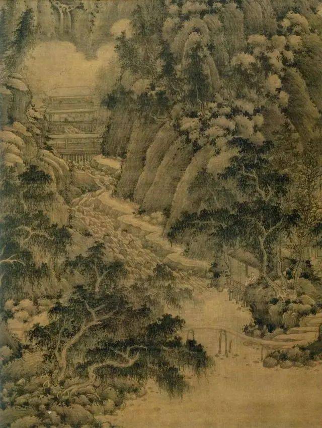 巨然的山水画风格与影响_董源_山峦_笔墨