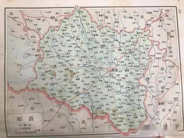 邓州简史及老地图