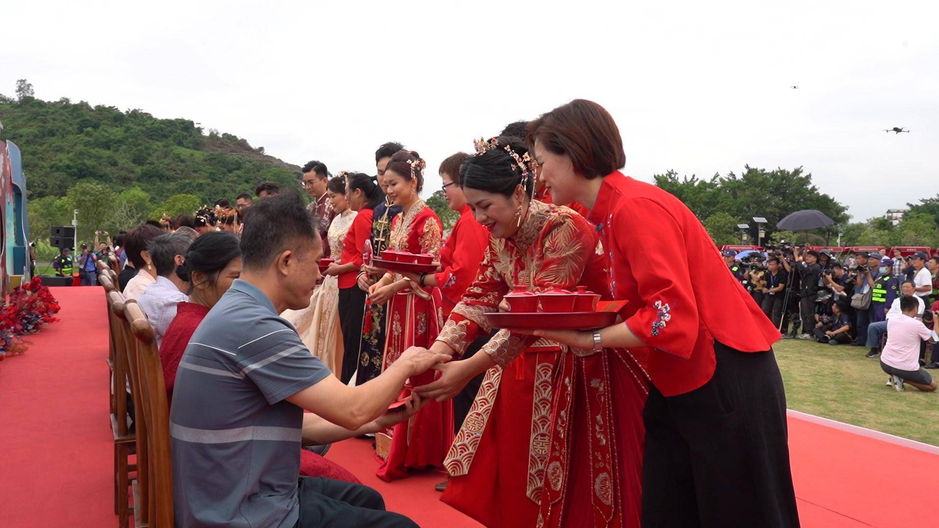 珠海这十对新人举办水上婚嫁_斗门区_活动_婚礼