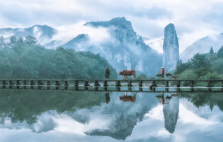 丽水缙云,连续四年入选"中国百佳深呼吸小城"_青山_风景_云端