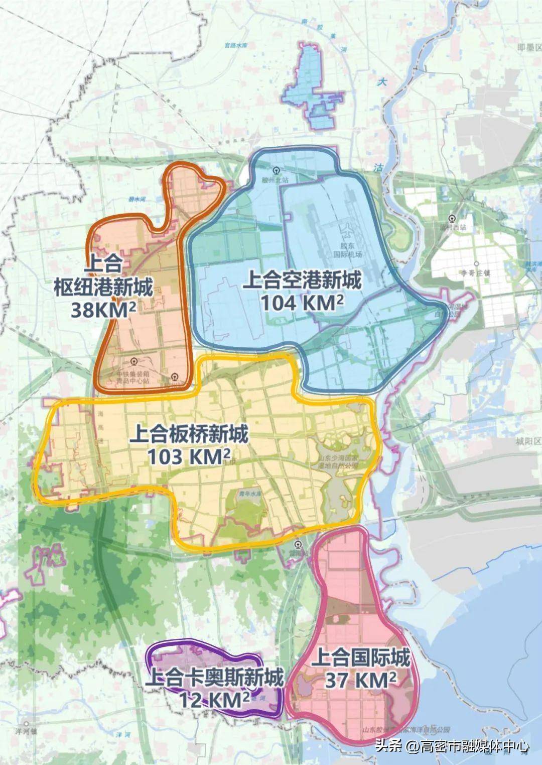 座谈中,胶州市自然资源和规划局介绍了五大新城规划,双方围绕加快