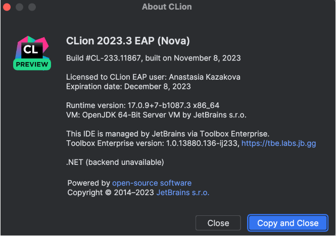 JetBrains 推出全新 C/C++ IDE 开发工具 CLion Nova，预览版免费 