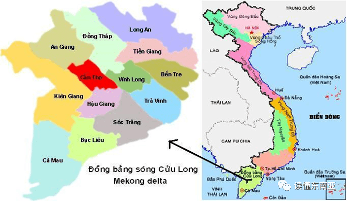 越南坚江省地图图片