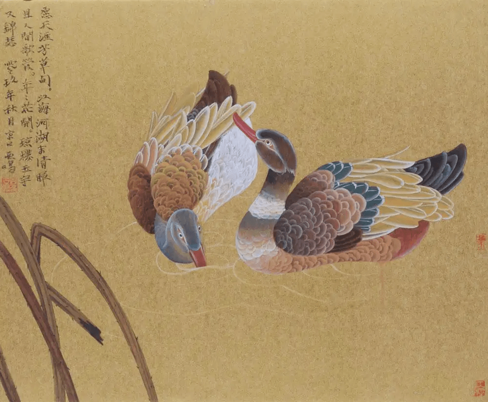【国画天地】古风今韵|新文人画家周亚鸣山水花鸟画_文心观_物态_南田