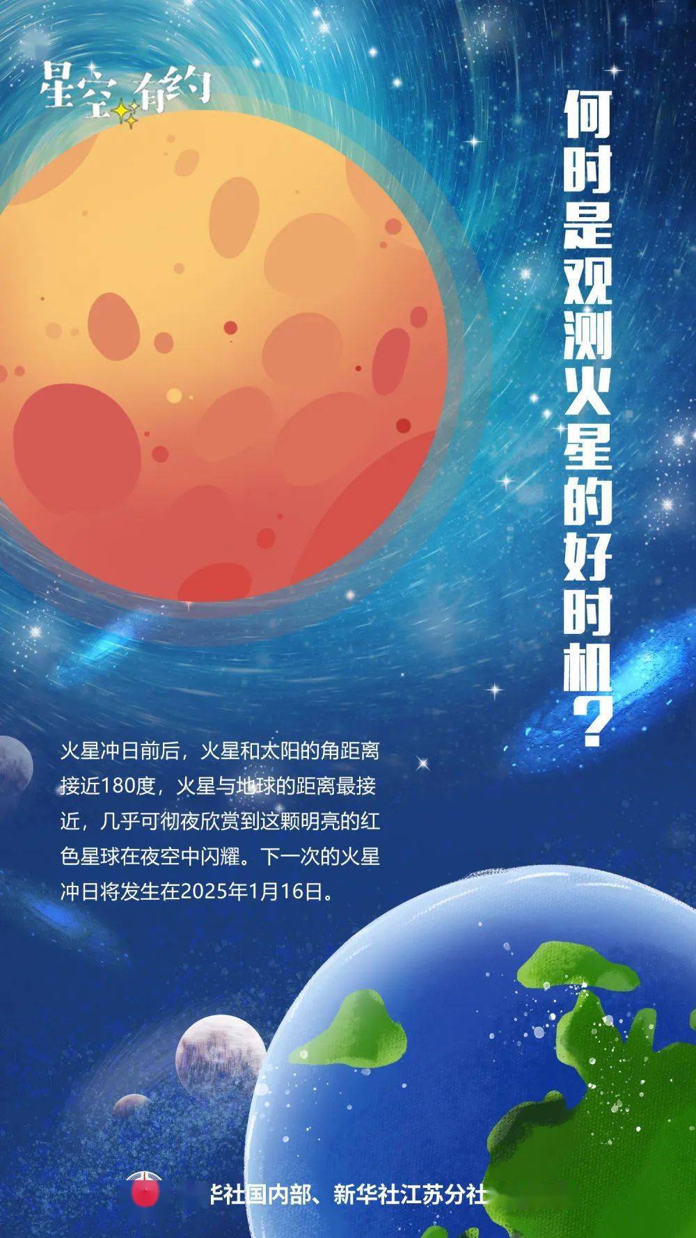 【科普动态】18日将迎来火星合日_太阳_地球_王科超