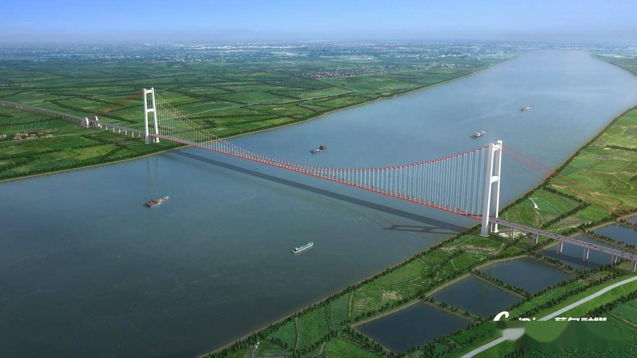 武汉都市圈环线高速汉南长江大桥及接线工程(蔡甸段)正式开工建设