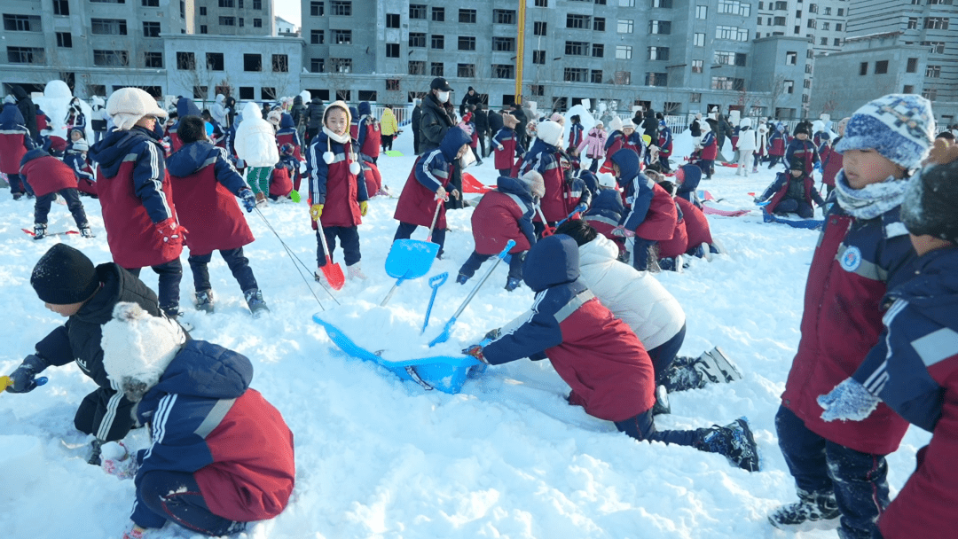 小学假期冰雪活动美篇图片