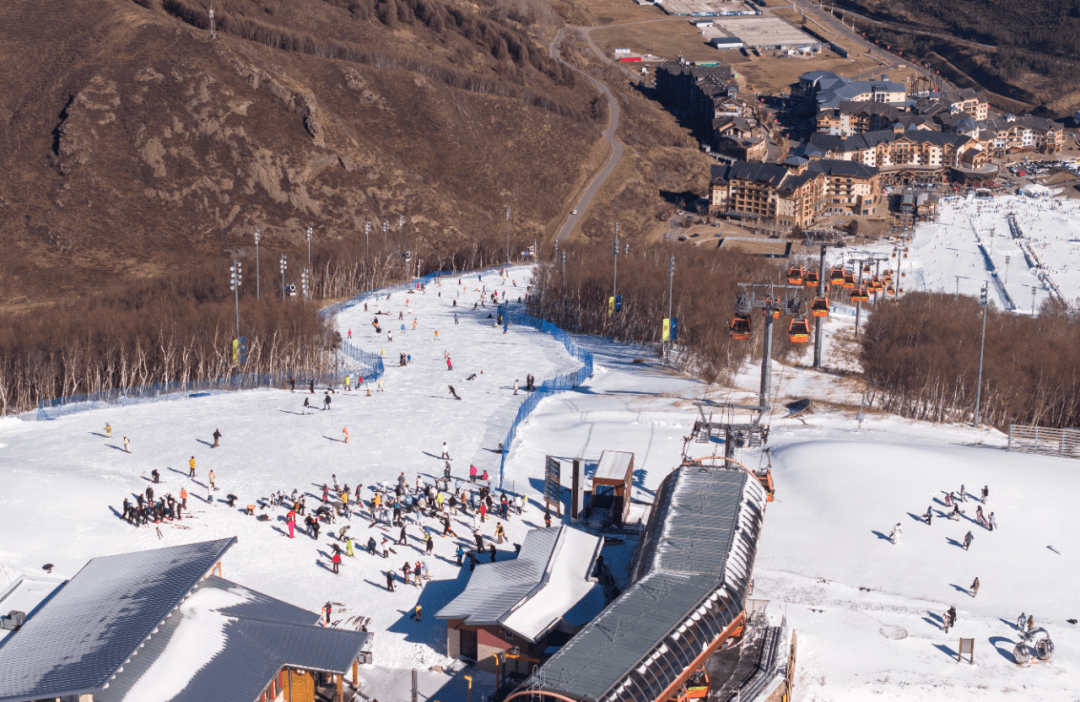 房山阎村滑雪场图片