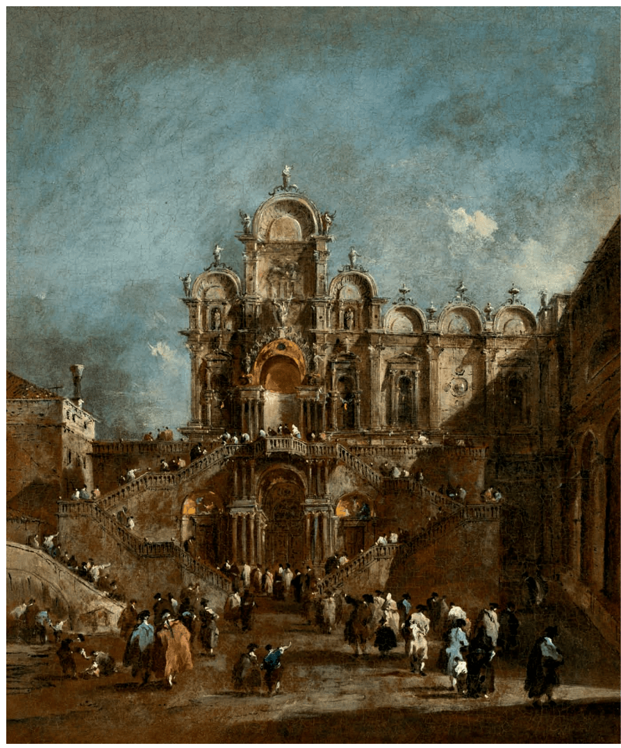 平淡中的美丨卡纳莱托与18世纪威尼斯景观画_瓜尔迪_艺术_风景