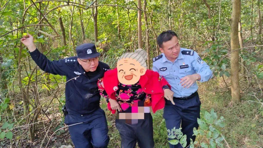 阳春警民合力找到七旬迷路老人_奶奶_潭水_群众