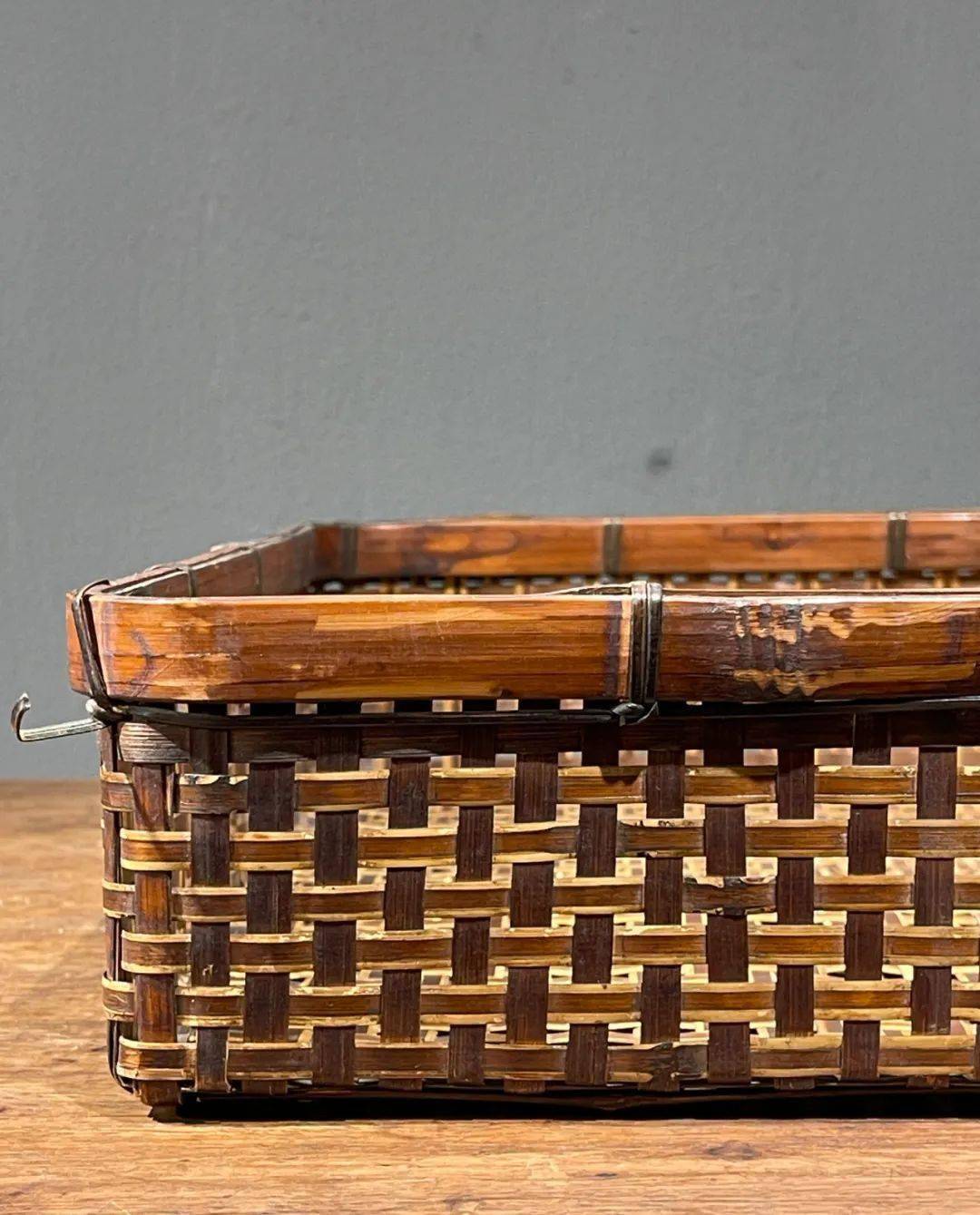 用之美—竹篱茅舍 ▎温馨朴实的传统民俗家具_长方_行李箱_竹编