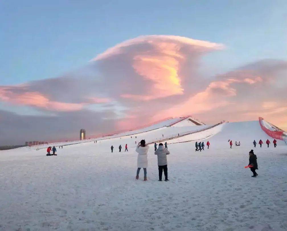 大武口星海湖滑雪场图片