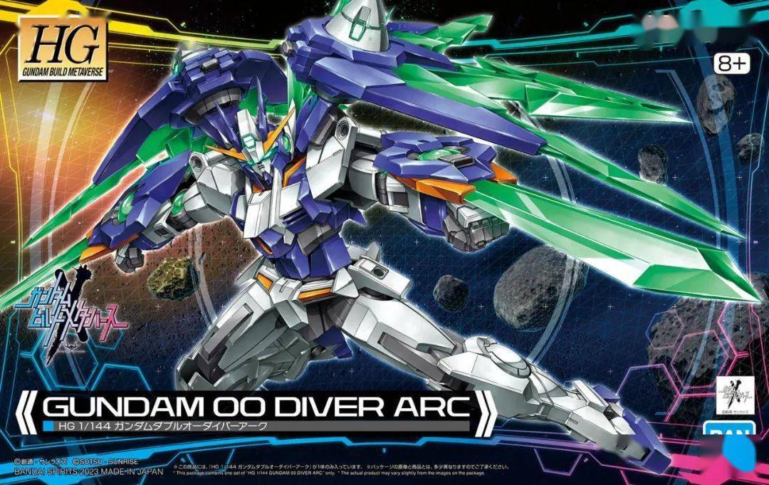 新品:hg 1/144 00高达潜行者弧光,封绘更新&基地博客实物介绍_公众