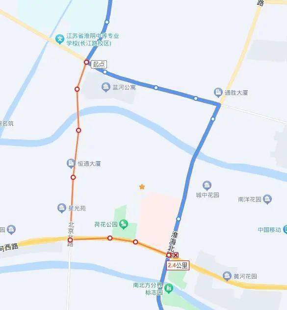 淮安12路公交车路线图图片