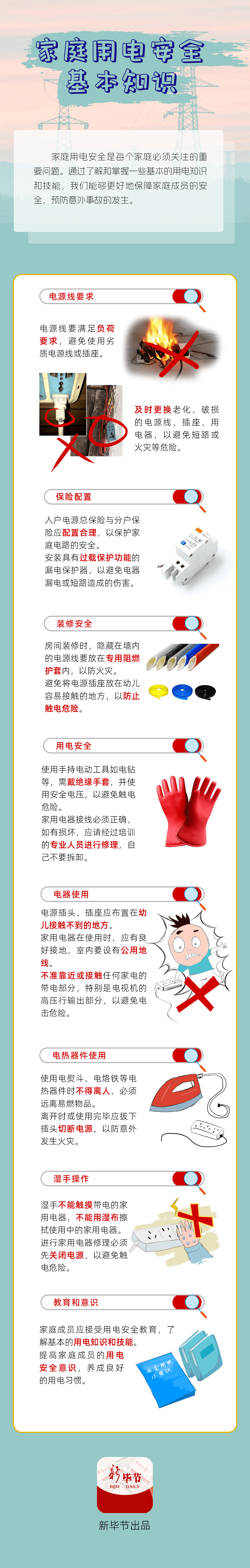 家庭用电安全知识 !一定要学习→_电器_防火_王筱江