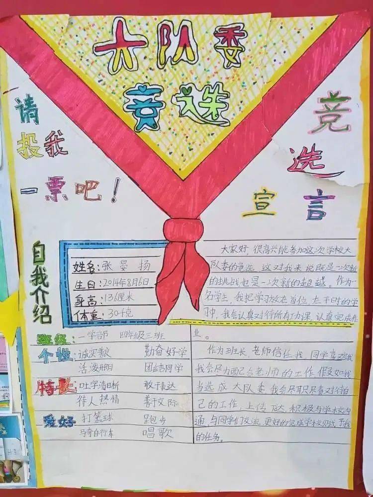 学在前进】北辛街道中心小学大队委竞选活动