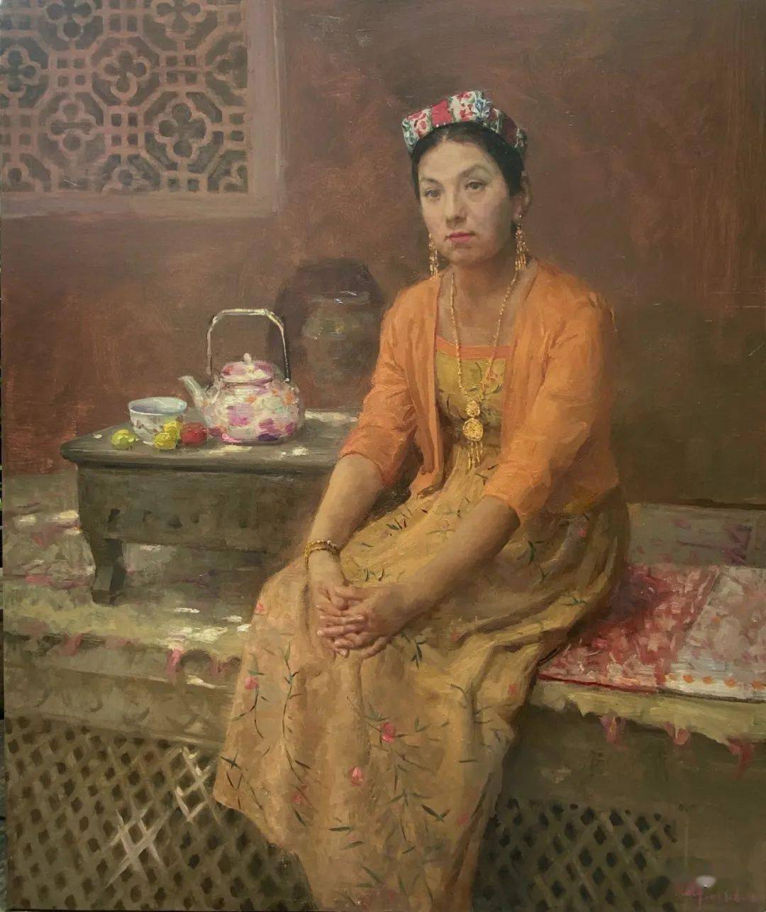 【写生啦】高级灰:颜苏平2023静物和人物写生作品欣赏_油画_布面_姓名