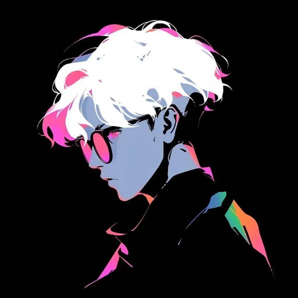 精选头像荧光男孩女孩