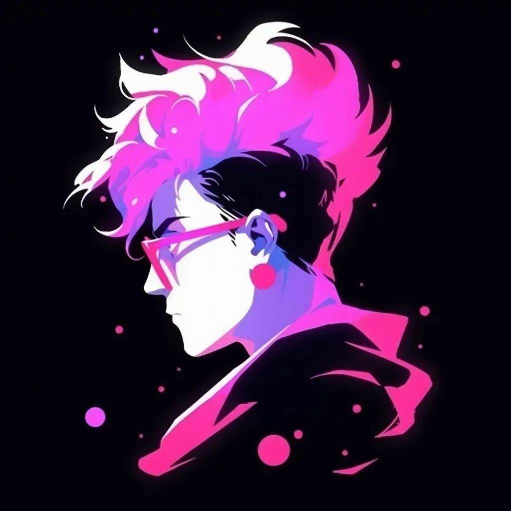 精选头像荧光男孩女孩