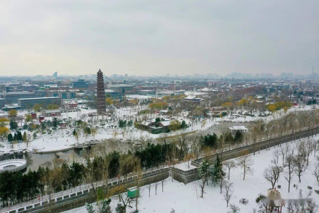 是开封今冬的初雪呀~