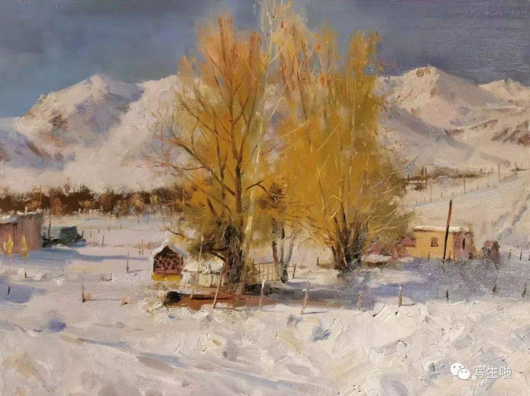 【写生啦】青格里之秋:颜苏平2023最新风景写生