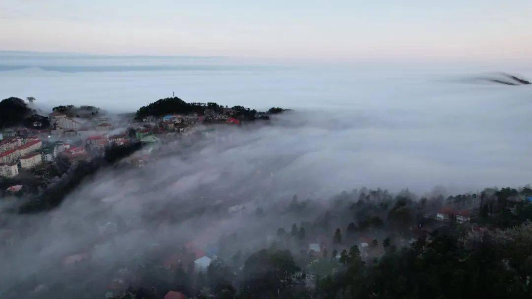 廬山現今冬首場霧凇雲海_天氣_影響_水汽