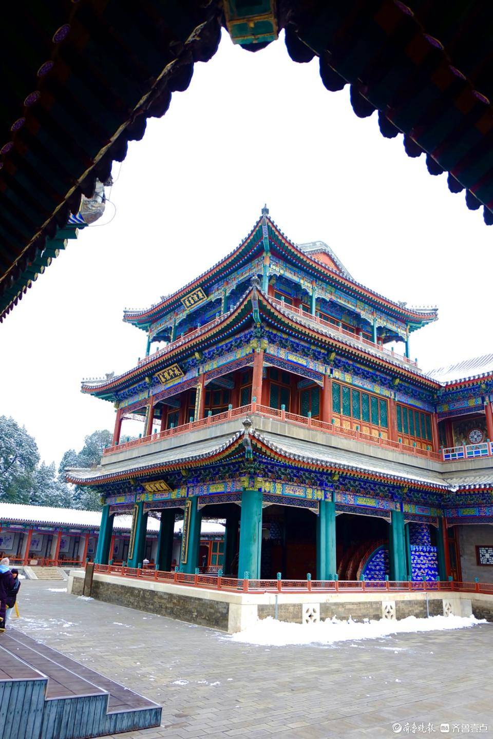 雪后颐和园,静谧迷人_齐鲁_树都_亭台楼阁