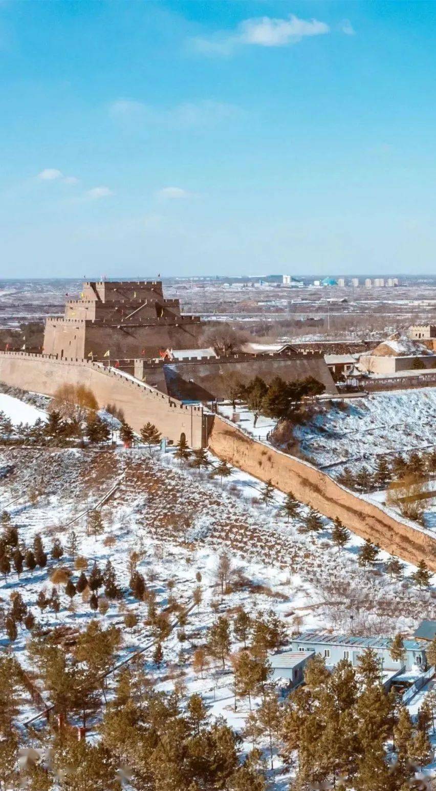 镇北台旁款贡城,易马城的来往互市也把几千年的边关文化尽情领略图源