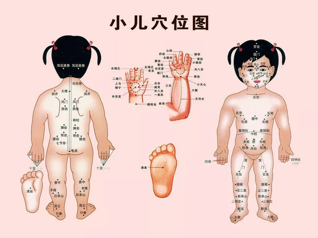 小孩脾胃贴位置示意图图片