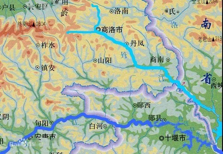 丹江口水库地图位置图片