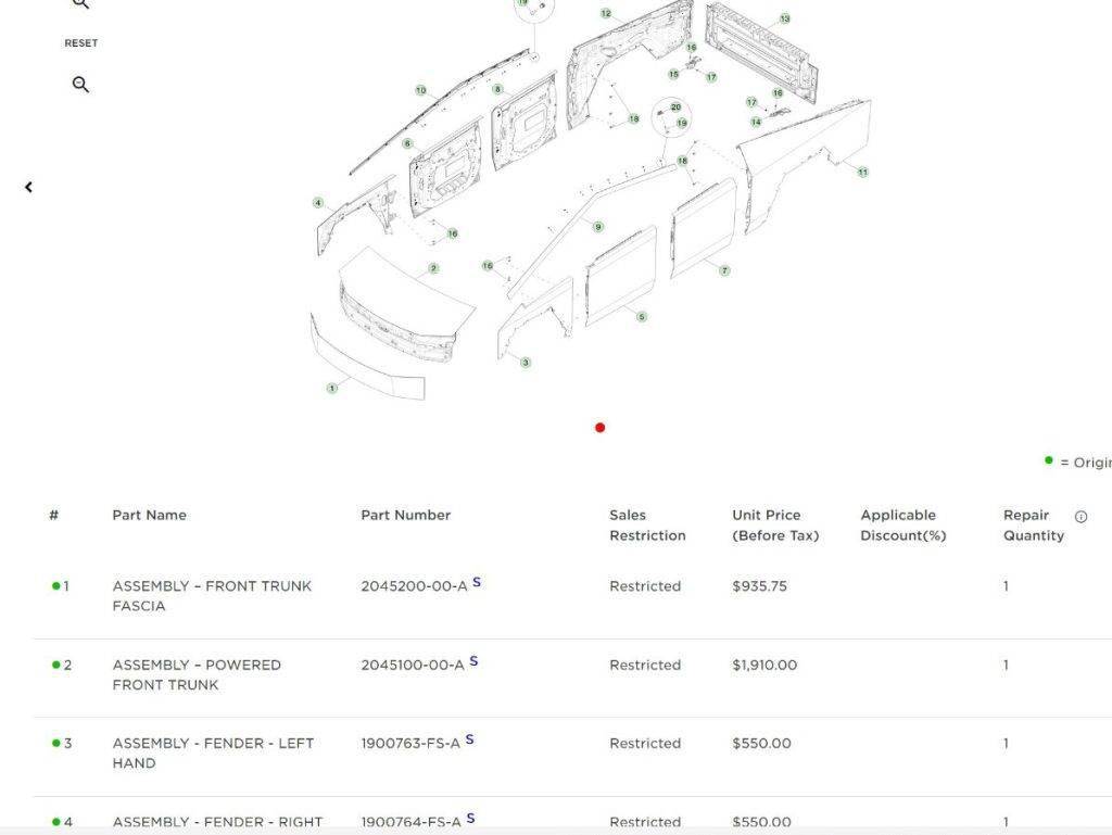 特斯拉 Cybertruck 零件目录曝光：巨型雨刮片 75 美元_搜狐汽车_搜狐网