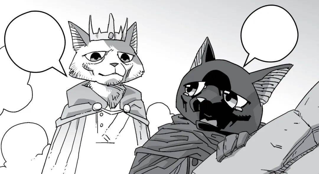 (图片来自黄春华《猫王:王国的继承者》图:核子仁)这两只猫之间是什么