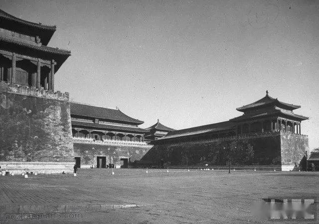 1946年,北平.紫禁城的午門舊事照片:1910年北京城市民生活彩色老照片