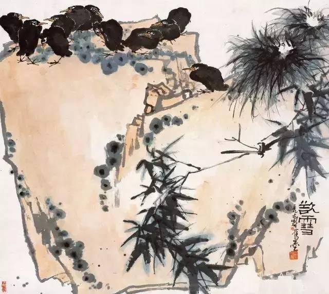 潘天寿的变体画_搜狐网