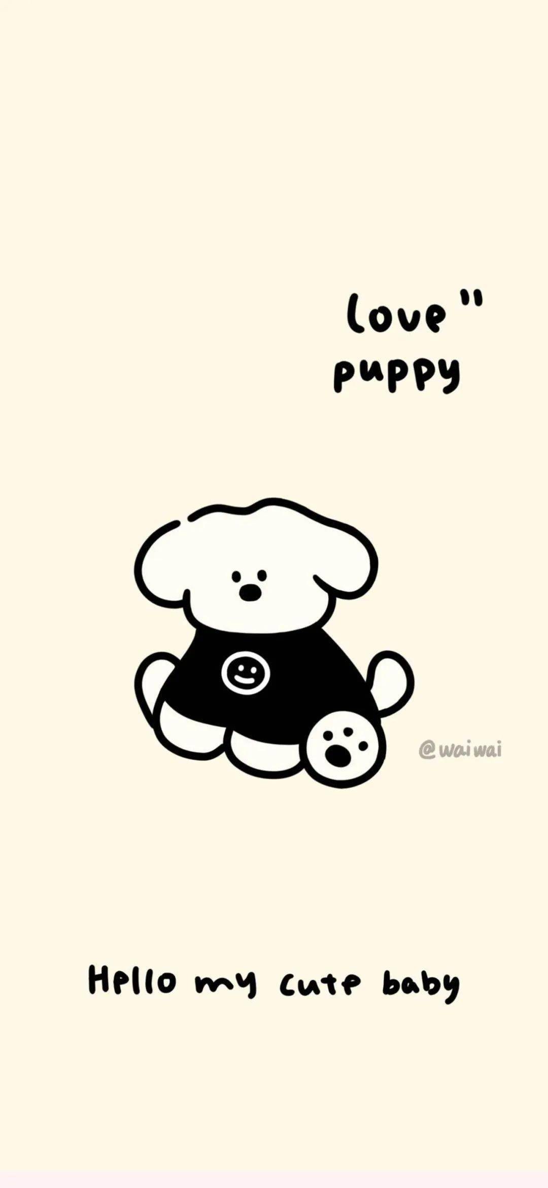 ins风插画壁纸,这个冬天要可爱!