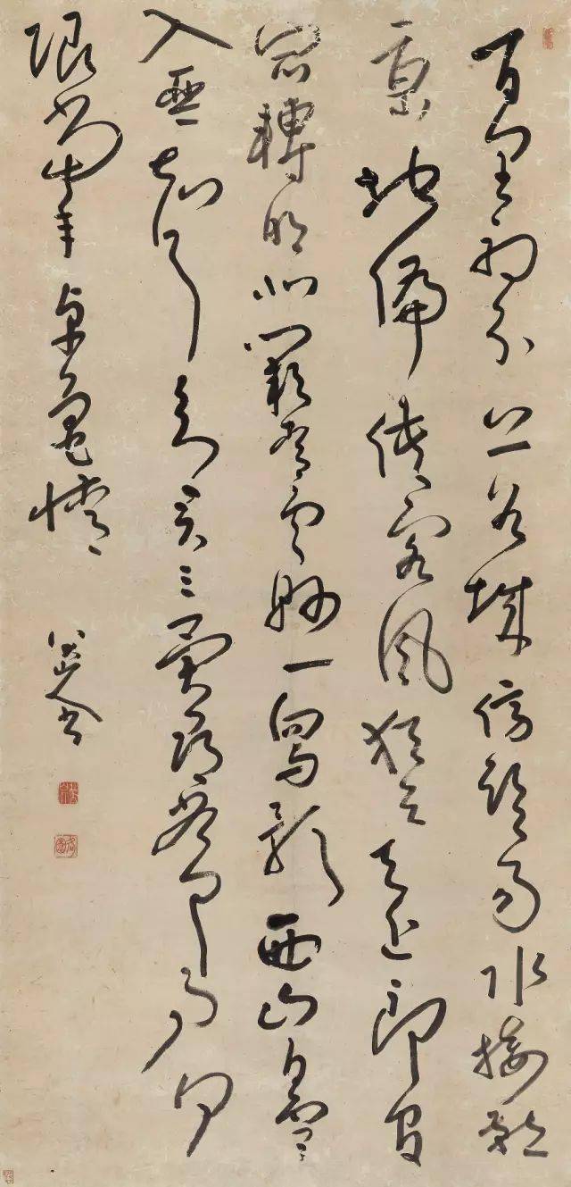 清 朱耷 草書李攀龍七言詩 嘉德2013春拍 成交價816.