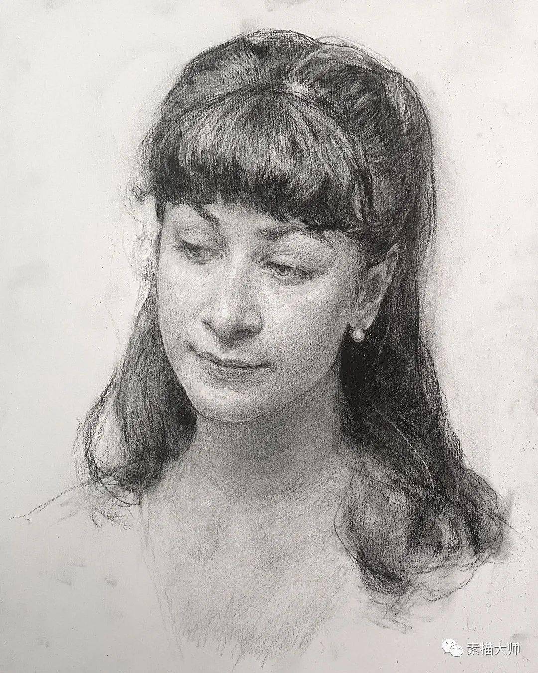 看完这位俄罗斯女画家的素描,不淡定了!_smdsart_达达·诺维科娃_网络