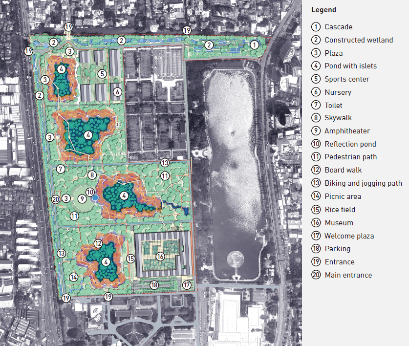 菸草工廠變身海綿溼地:泰國曼谷班加科特森林公園_城市_場地_設計