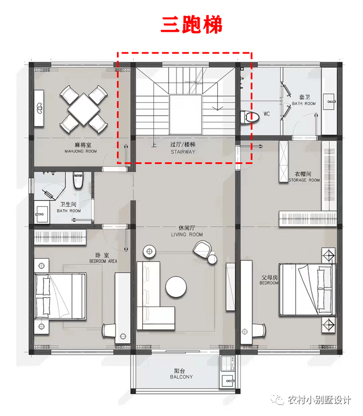 農村自建房別墅設計值樓梯款式分佈圖大全_空間_造型_特點