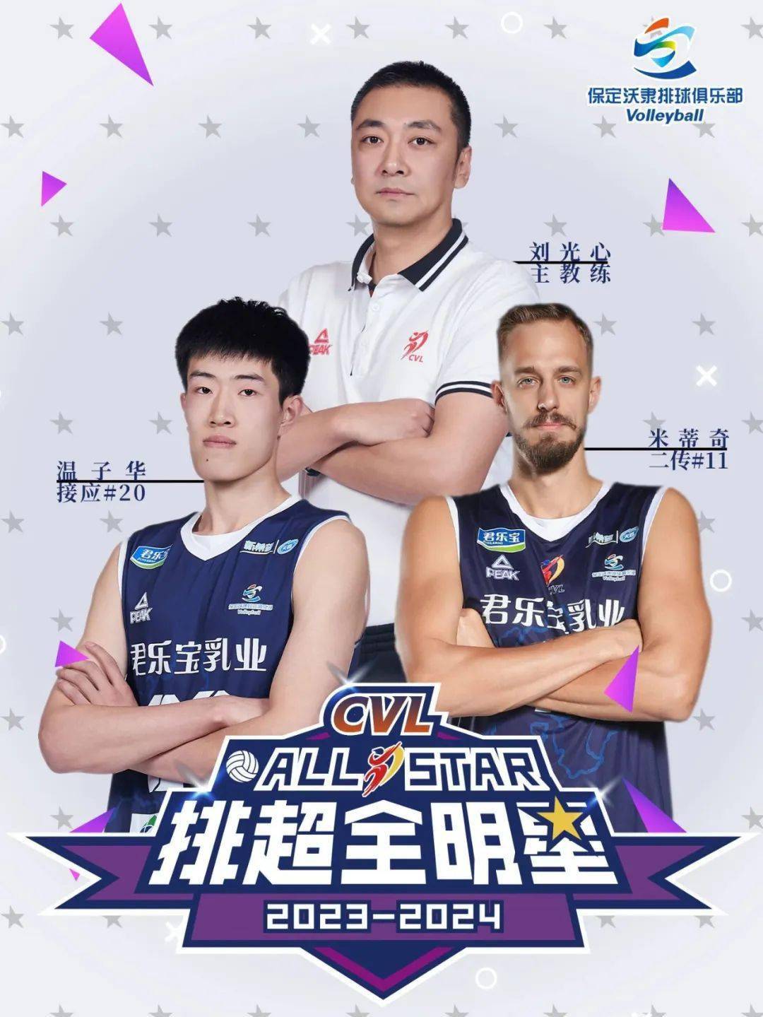 排超全明星阵容,保定沃隶3人入选_进行_张月霞_联赛