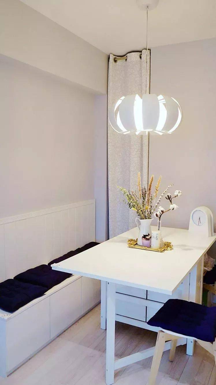 餐厅设卡座，巧妙节省小户型空间，实用又美观，你家也适用_搜狐网, image size:748x1334